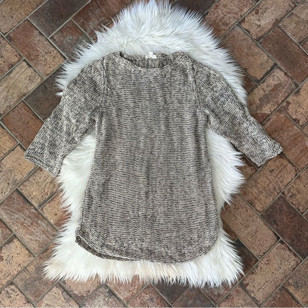 [Eileen Fisher] Black and White Knit Sweater - Size M/L